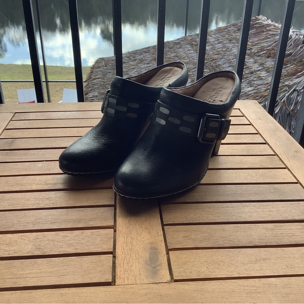 Elegant Black Buckle Mules for Women - Picture 10 of 10